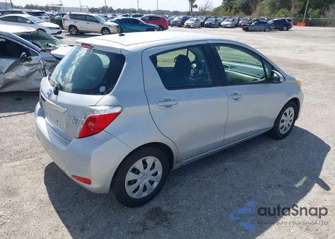 2013 Toyota Yaris Le z USA, uszkodzony, nr VIN JTDKTUD34DD545466